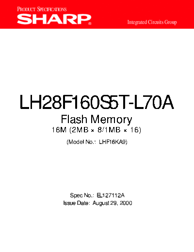 LH28F160S5T-L70A