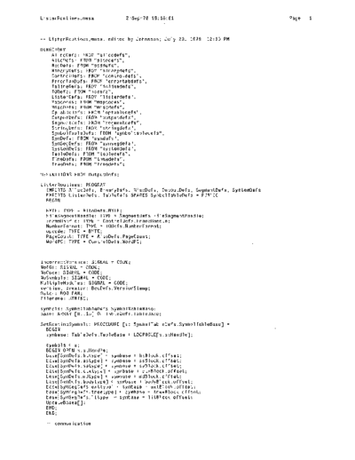 ListerRoutines.mesa_Sep78