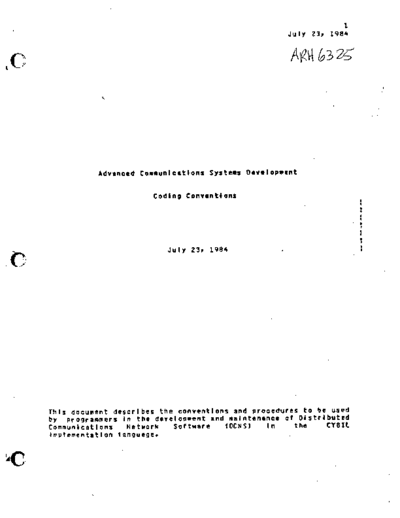 ARH6325_Advanced_Comm_Systems_Development_Coding_Conventions_Jul84