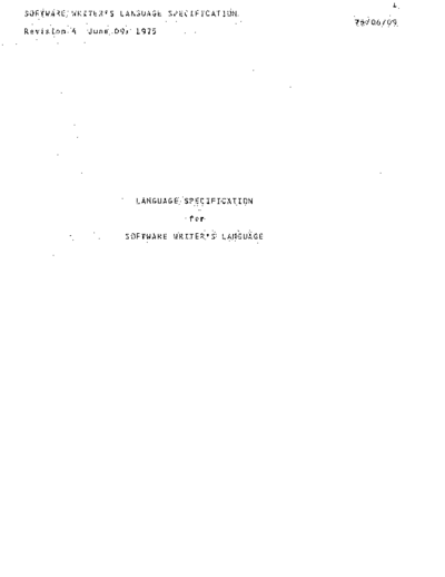 Language_Specification_for_Software_Writers_Language_Rev_4_Jun75