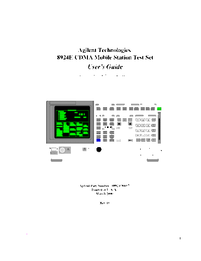 HP 8924E User