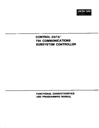 60325100B_791_Communications_Subsystem_Ctlr_Apr73