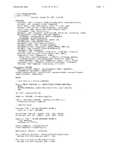 DebugCache.mesa_Sep78