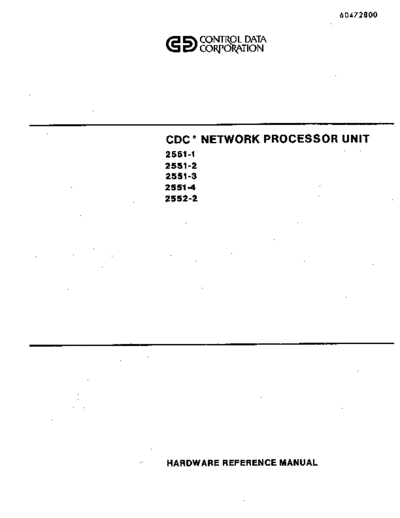60472800D_2551_Network_Processor_Unit_Hardware_Reference_Mar83