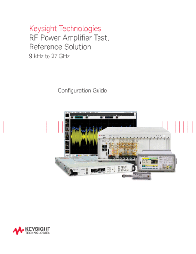 5991-4105EN RF Power Amplifier Test Reference Solution - Configuration Guide c20140821 [17]