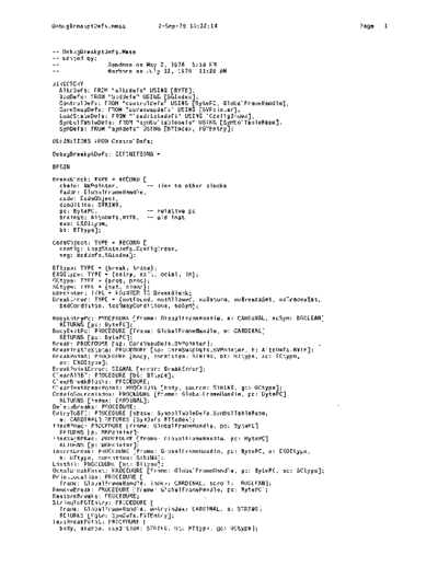 DebugBreakptDefs.mesa_Sep78
