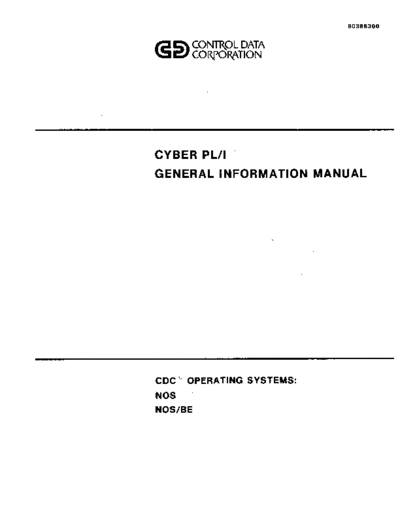 60388300A_Cyber_PL_I_General_Information_Manual_Aug77