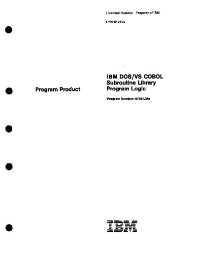 LY28-6424-2_DOS_VS_COBOL_Subroutine_Library_Program_Logic_Sep85