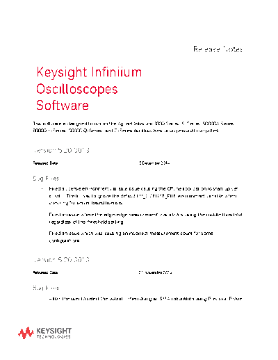 Release Notes (Version 05.20.0013) Infiniium_Release_Notes_05_20_0013 c20141208 [6]