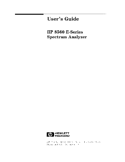 08560-90146 8660E Users Guide Dec97