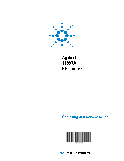 11867-90005 11867A RF Limiter Operating and Service Guide [10]