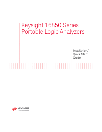 16850-97001 16850 Series Portable Logic Analyzers Installation Quick Start Guide c20140904 [60]