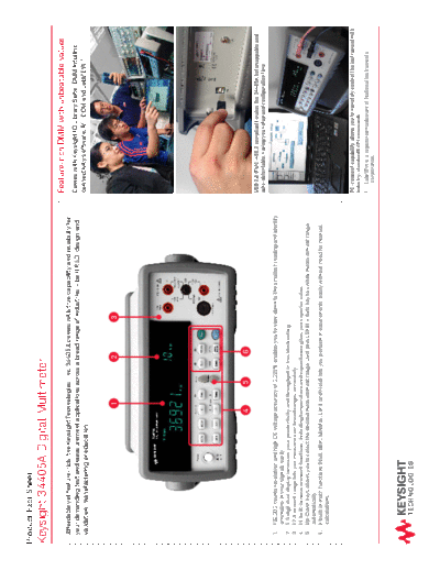 34405A Digital Multimeter - Quick Fact Sheet 5990-4572EN c20140715 [2]