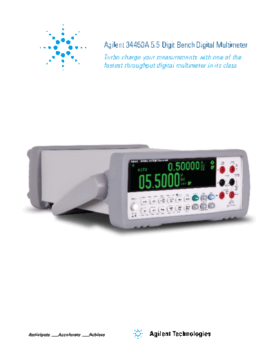 34450A 5.5 Digit Bench Digital Multimeter - Brochure 5991-1858EN c20130226 [7]
