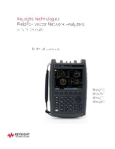 5990-9781EN FieldFox Vector Network Analyzers - Technical Overview c20141029 [22]