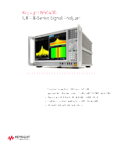 5992-0089EN N9040B UXA X-Series Signal Analyzer - Brochure c20141015 [8]