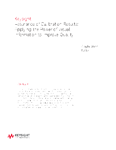 5992-0037EN Assurance of Calibration Results_ Applying the Power of Visual Information to Improve Quality c20140908 [11]