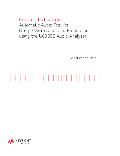 5992-0080EN Automatic Audio Test for Design Verification and Production using the Keysight U8903B Audio Analyzer c20140909 [6]