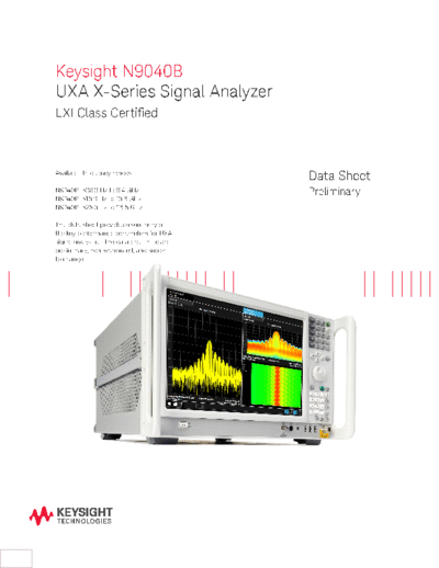 5992-0090EN N9040B UXA X-Series Signal Analyzer - Data Sheet c20141002 [23]