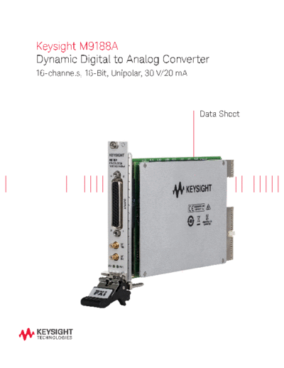 5992-0048EN M9188A Dynamic Digital to Analog Converter - Data Sheet c20140820 [7]