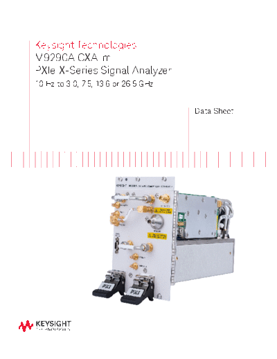 5992-0032EN M9290A CXA-m Signal Analyzer Data Sheet c20141118 [17]