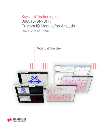 5991-4221EN 89601B BN-BHK Custom IQ Modulation Analysis 89600 VSA Software - Technical Overview c20141107 [7]