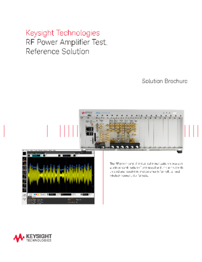 5991-4104EN RF Power Amplifier Test Reference - Solution Brochure c20140711 [8]