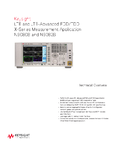 5991-4368EN N9080 2B LTE LTE-Advanced FDD TDD X-Series Measurement Application - Technical Overview c20140828 [19]