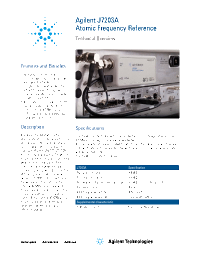 5991-4480EN J7203A Atomic Frequency Reference - Technical Overview c20140425 [4]