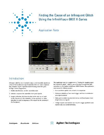 5991-4436EN Finding the Cause of an Infrequent Glitch Using the InfiniiVision 6000 X-Series - Application Note c20140428 [6]