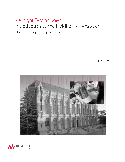 5991-4702EN Introduction to the FieldFox RF Analyzer - Application Note c20141027 [11]