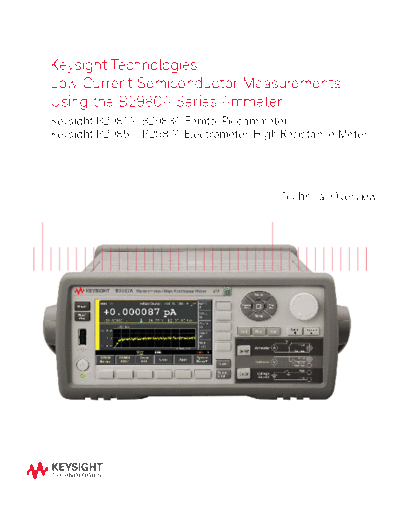 5991-4952EN Low Current Semiconductor Measurements Using the B2980A Series Ammeter - Technical Overview c20140909 [12]