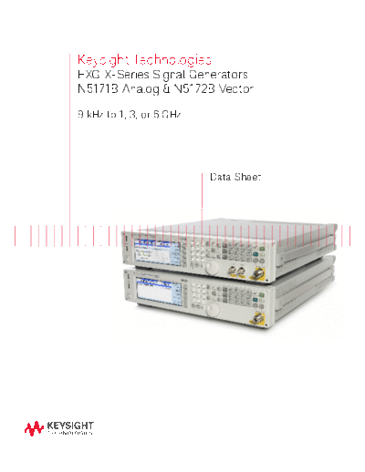 5991-0039EN EXG X-Series Signal Generators N5171B Analog & N5172B Vector - Data Sheet c20140621 [32]