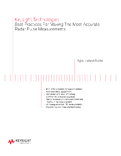 5991-0434EN Best Practices For Making The Most Accurate Radar Pulse Measurements - Application Note c20140819 [20]