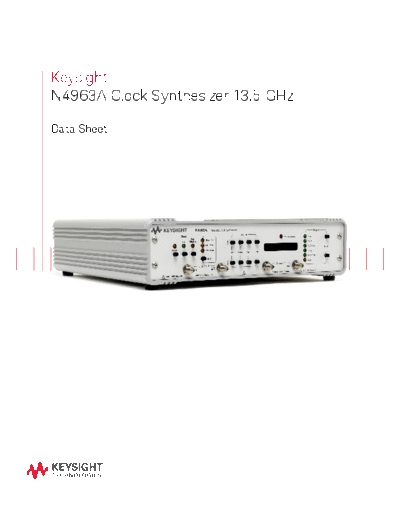 5991-0720EN N4963A Clock Synthesizer 13.5 GHz - Data Sheet c20141010 [6]