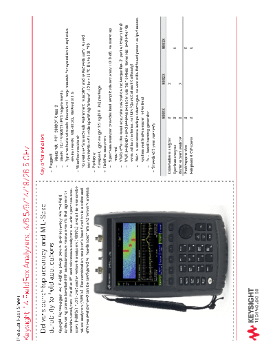 5991-0756EN 14 FieldFox Analyzers_252C 4 6.5 14 18 26.5 GHz - Product Fact Sheet c20140819 [2]