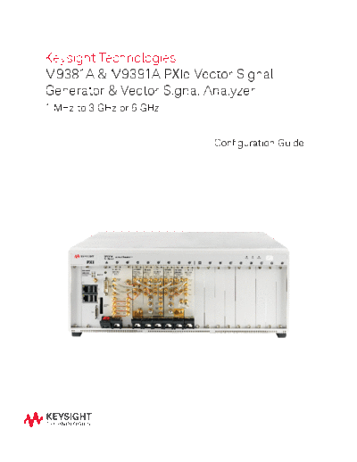 5991-0897EN M9381A & M9391A PXIe Vector Signal Generator - Configuration Guide c20140826 [21]