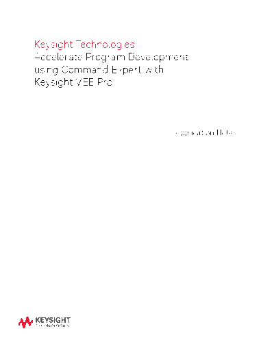 5991-0901EN Accelerate Program Development using Command Expert with Keysight VEE Pro - Application Note c20140912 [17]