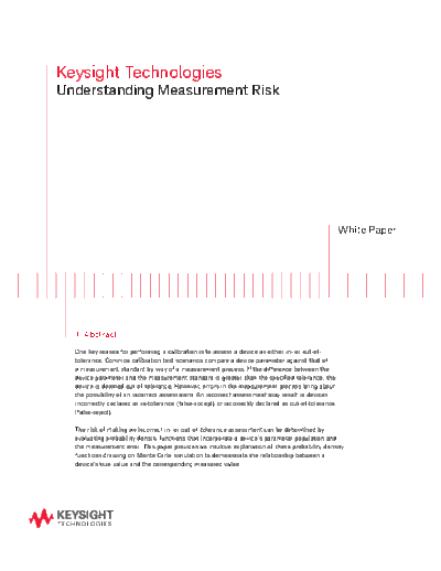 5991-1265EN Understanding Measurement Risk - White Paper c20140812 [20]