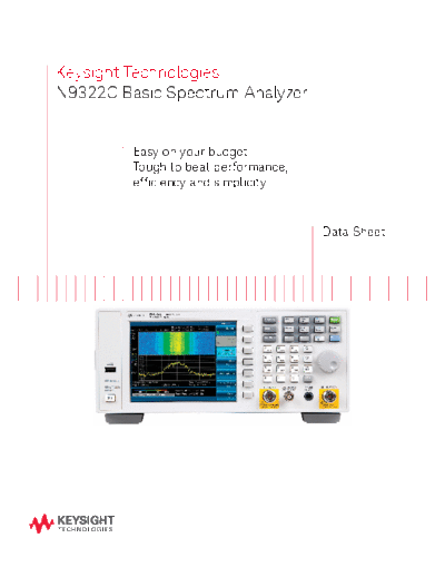 5991-1167EN N9322C Basic Spectrum Analyzer - Data Sheet c20140710 [13]