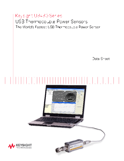 5991-1410EN U8480 Series USB Thermocouple Power Sensors - Data Sheet c20140827 [20]