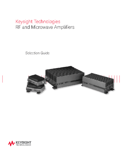 5991-2052EN RF and Microwave Amplifiers - Selection Guide c20141001 [11]