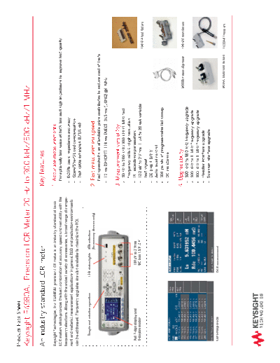 5991-2307EN E4980AL Precision LCR Meter 20 Hz to 300 kHz 500 kHz 1 MHz - Product Fact Sheet c20140714 [2]
