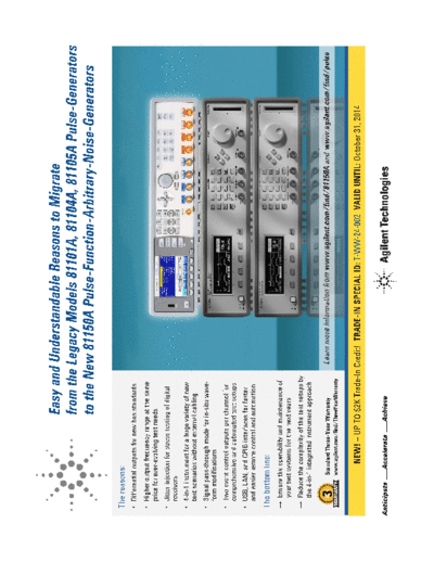 5991-2477EN Easy and Understandable Reasons to Migrate from the Legacy Models 81101A_252C 81104A_252C 81105A Pulse-Gener c20131112 [2]