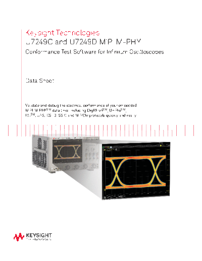 5991-2401EN U7249C and U7249D MIPI M-PHY_252C Conformance Test Software for Infiniium Oscilloscopes - Data Sheet c20140829 [11]
