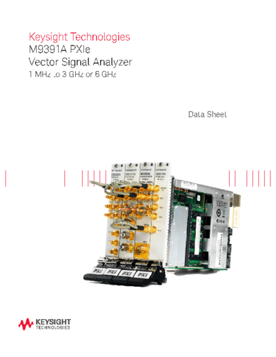 5991-2603EN M9391A PXIe Vector Signal Analyzer 1 MHz to 3 GHz or 6 GHz - Data Sheet c20141014 [28]