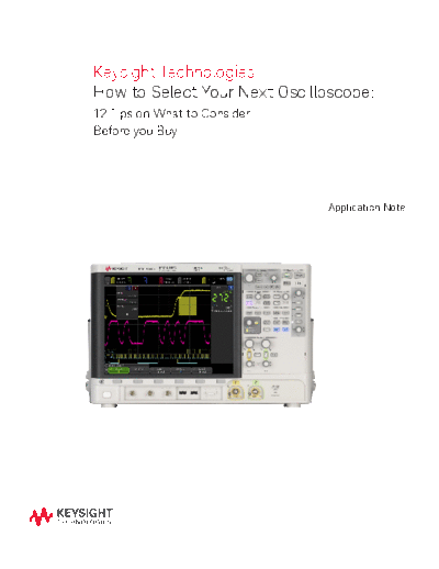 5991-2714EN How to Select Your Next Oscilloscope_ 12 Tips on What to Consider Before you Buy - Application Note c20141010 [29]