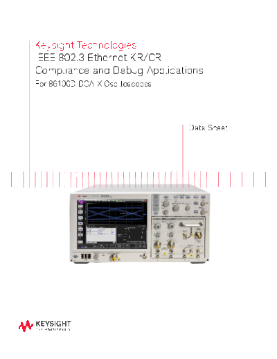 5991-2877EN IEEE 802.3 Ethernet KR CR Compliance and Debug Applications - Data Sheet c20140829 [9]
