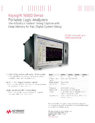 5991-2836EN The Industry_2527s Fastest Timing Capture with Deep Memory for Fast Digital System Debug - Flyer c20140829 [1]