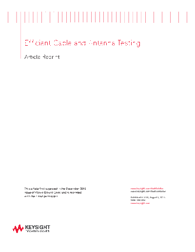 5991-2963EN Efficient Cable and Antenna Testing - Article Reprint c20140919 [28]